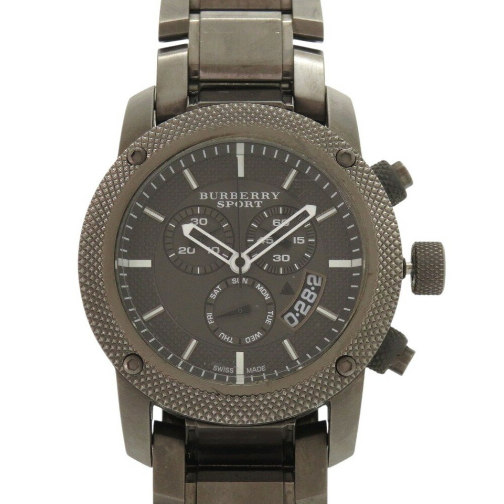 ★ジャンク品　Citizen （BURBERRY）自動巻き時計 クロノグラフ Amazon.co.jp: バーバリー BU9365 メンズ スイス製クロノグラフ