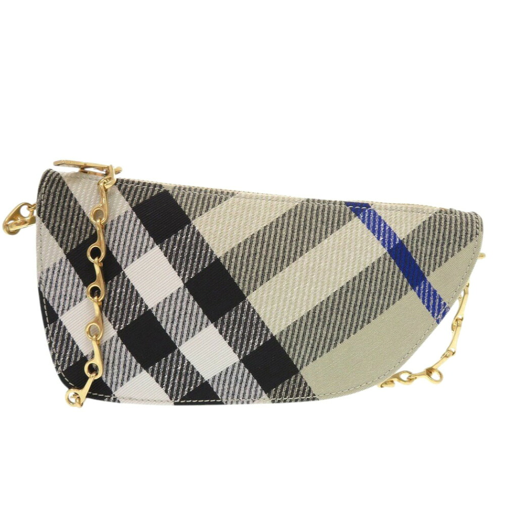 未使用 バーバリー マイクロ シールドスリングバッグ キャンバス ベージュ ショルダーバッグ 1616【中古】BURBERRY｜ＬＩＦＥ ＴＩＭＥ店