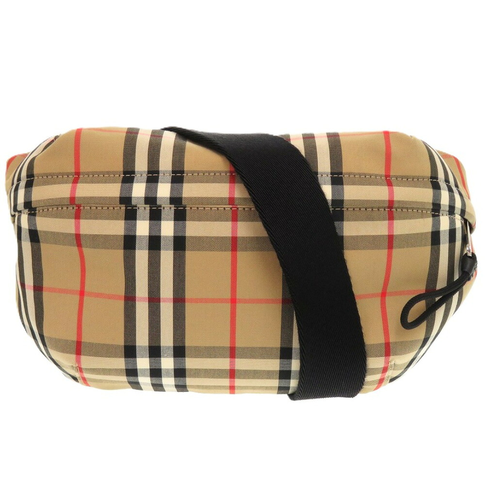 新品同様 バーバリー 8010430 コットン ポリエステル ベージュ ウエストバッグ 1427【中古】BURBERRY|LIFE TIME店