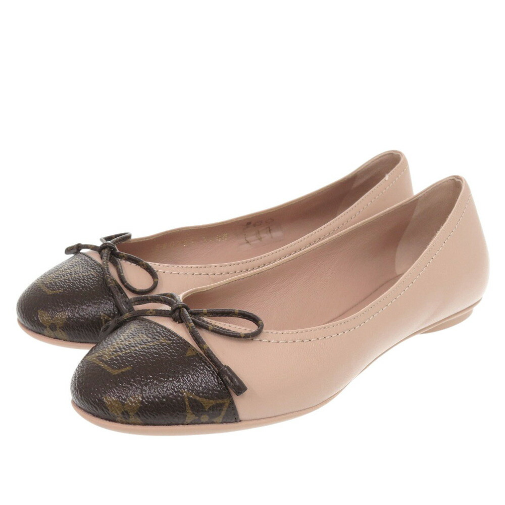 楽天市場】ルイヴィトン LOUIS VUITTON ポピライン フラットシューズ