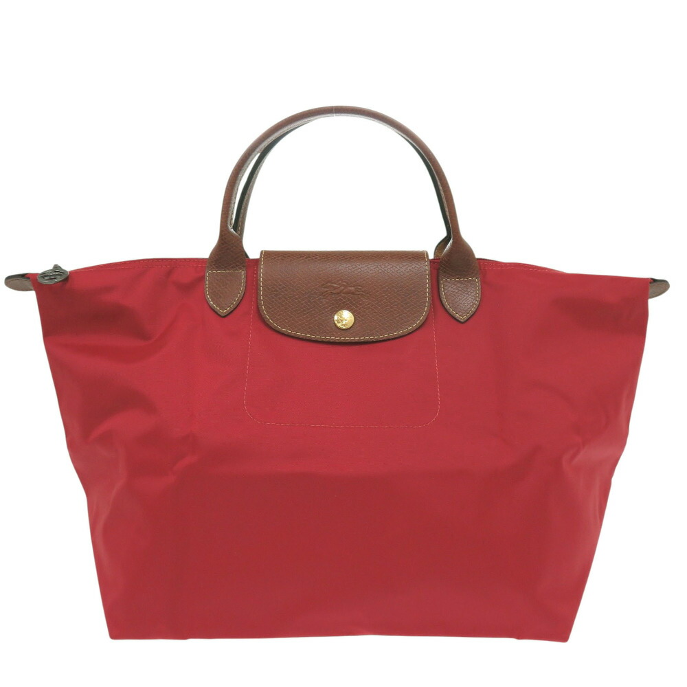 新品 ロンシャン プリアージュ キュイール XS レザー オレンジ レッド LONGCHAMP - □美品□ ロンシャン ル・プリアージュ キュイール