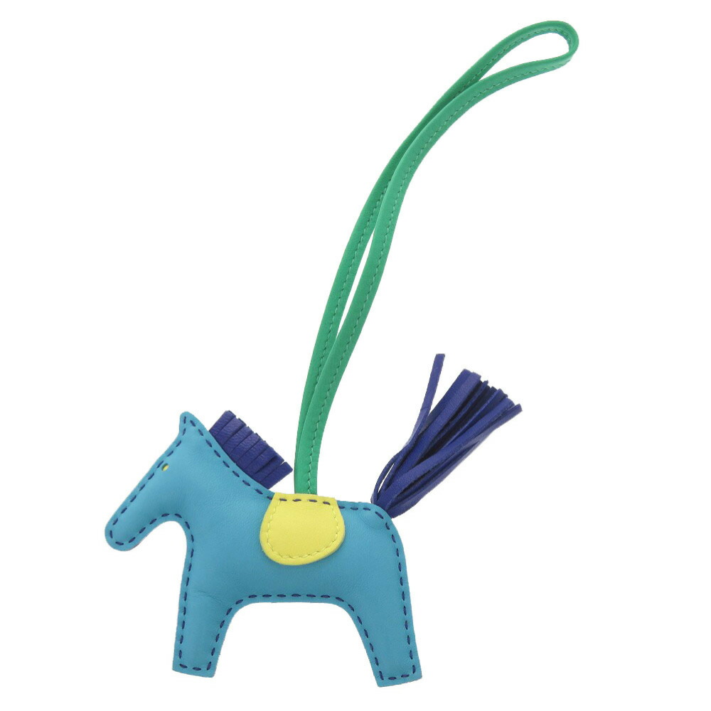 美品 エルメス ロデオPM 虹霓 リヴァーシブル ブルーアズテック スフレ 青碧エレクトリック ローズショッキング アニョーミロ 御徒面子引きつける 0845 【中古】 HERMES