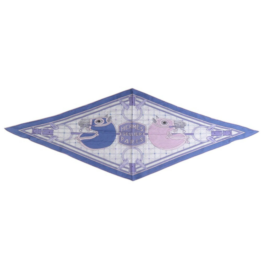 美品　エルメス　HERMES  ロザンジュスカーフ　ひし型　シルク100% 楽天市場】HERMES エルメス スカーフ ロザンジュ ミニ LOSANGE