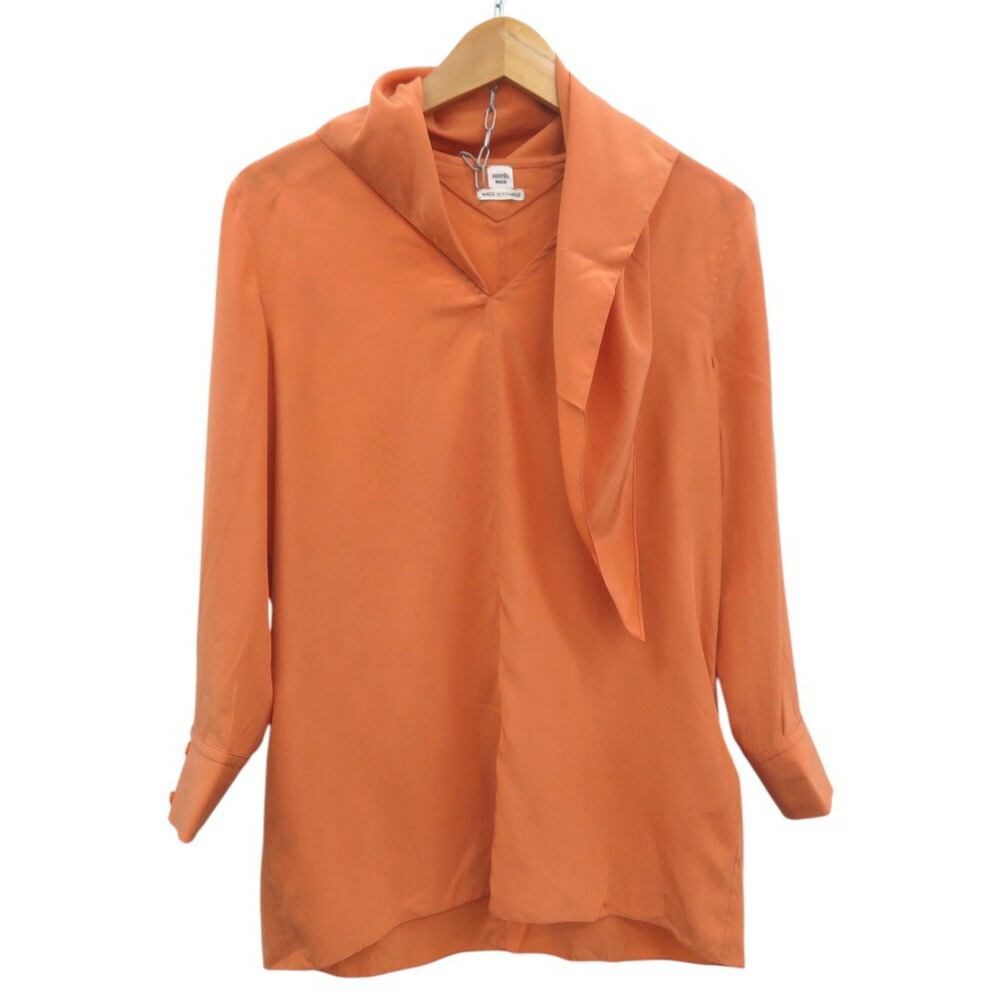 楽天市場】エルメス ボルデュックリボン柄 スカーフ付き ブラウス