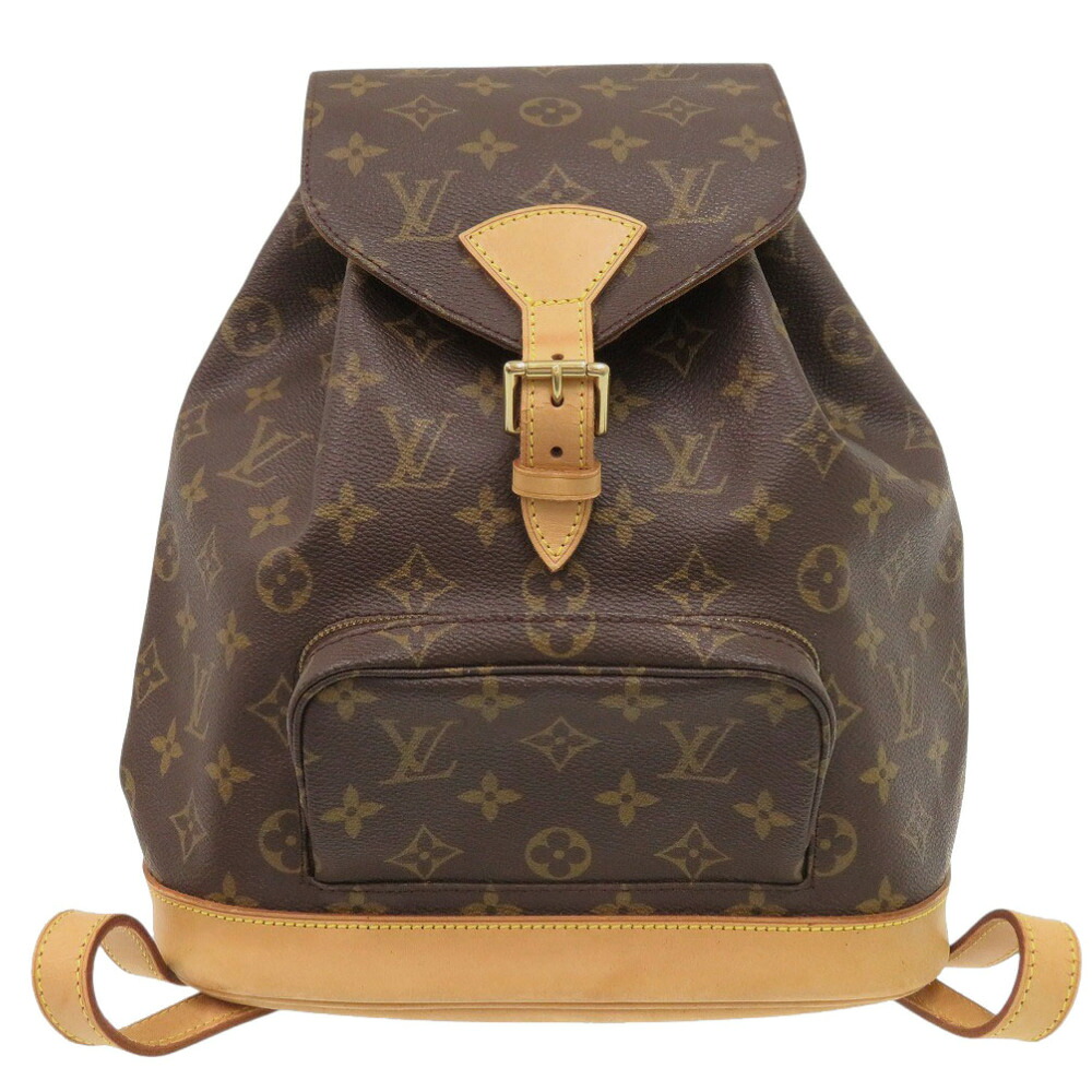 ルイ ヴィトン モン掏摸MM モノグラム M51136 背嚢 デイパック 御徒面子 LV 0829【中古】LOUIS VUITTON