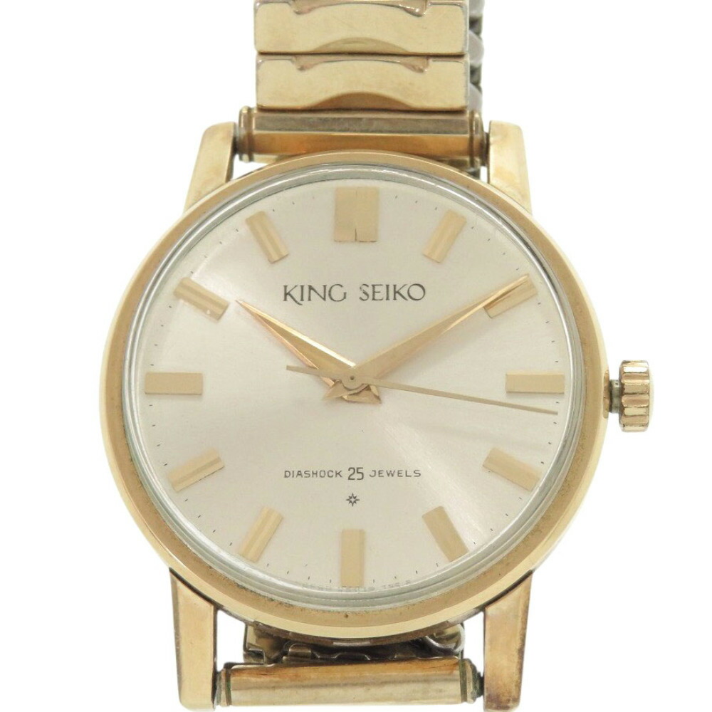 セイコー キングセイコー K5J14S-438-E SS ゴールド 手巻き 腕時計 1063【中古】SEIKO