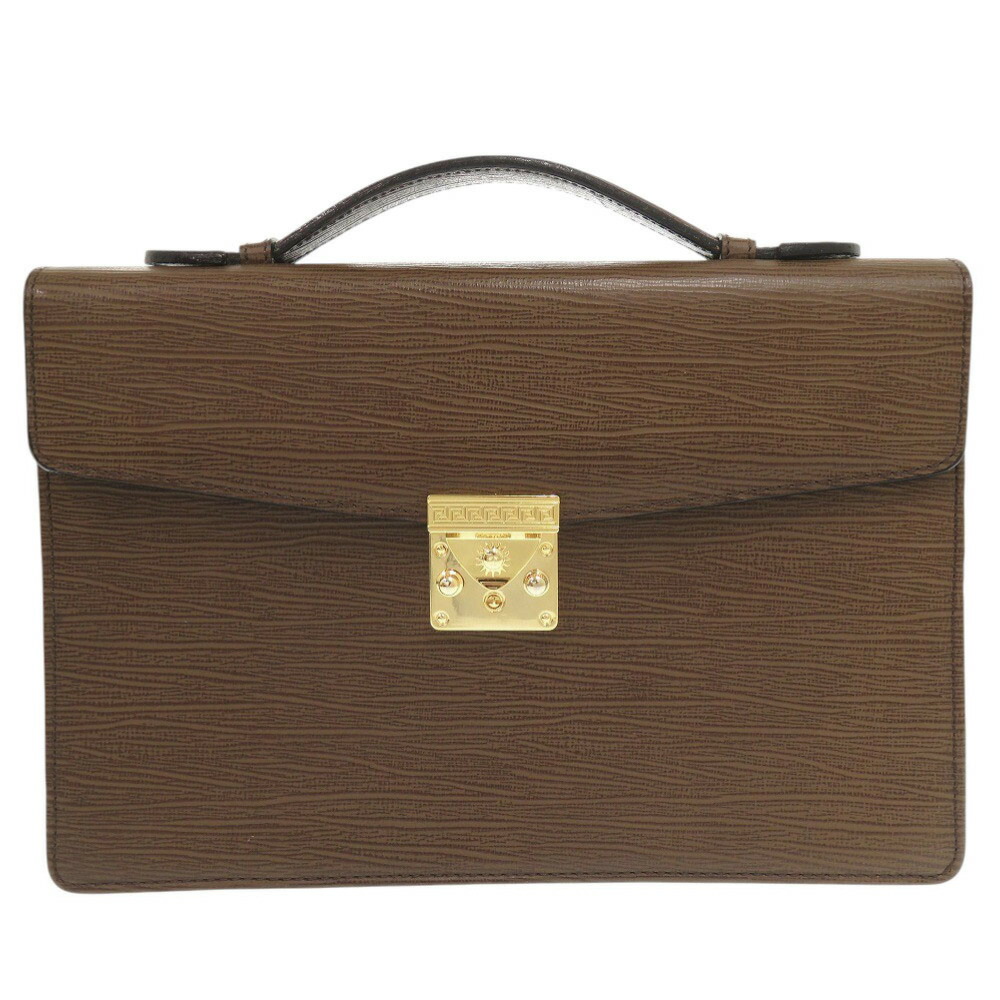 Versace レザービジネスバッグ VERSACE - ヴェルサーチ／GIANNI VERSACE バッグ ブリーフケース