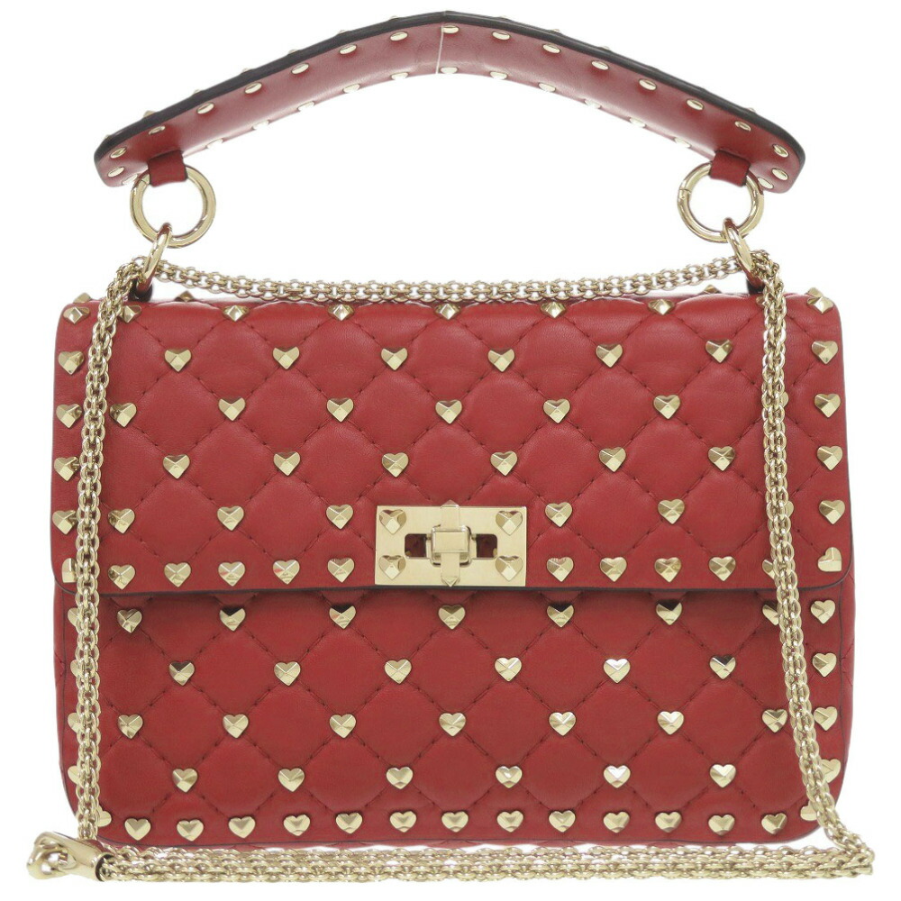 ヴァレンティノ ガラバーニ ハンドバッグ レッド 鞄 バッグ valentino garavani（ショルダーバッグ ・ レッド/赤色系）の