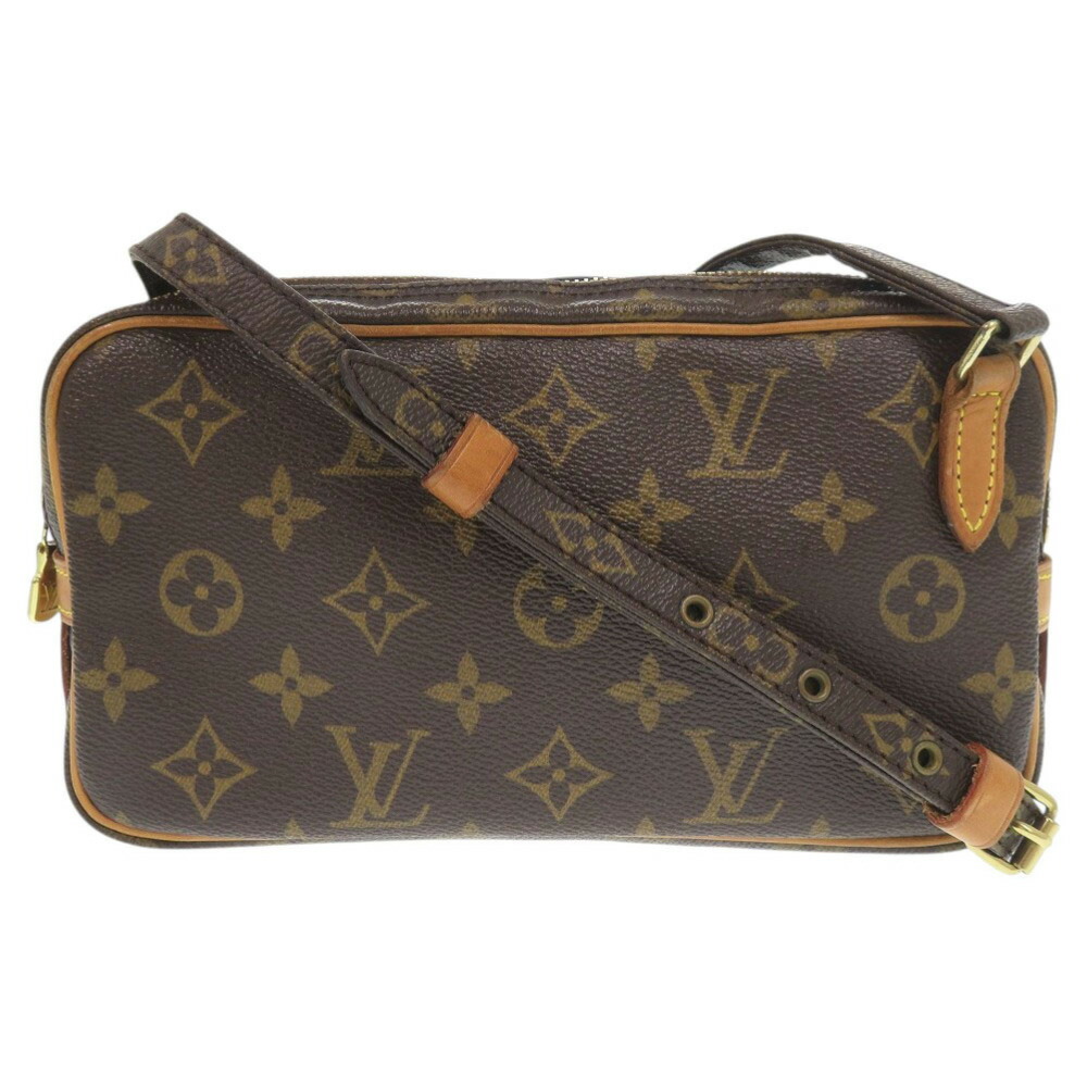 ルイ ヴィトン マルリーバンドリエール モノグラム M51828 ブラウン ショルダーバッグ LV 1351【中古】LOUIS VUITTON｜ＬＩＦＥ ＴＩＭＥ店
