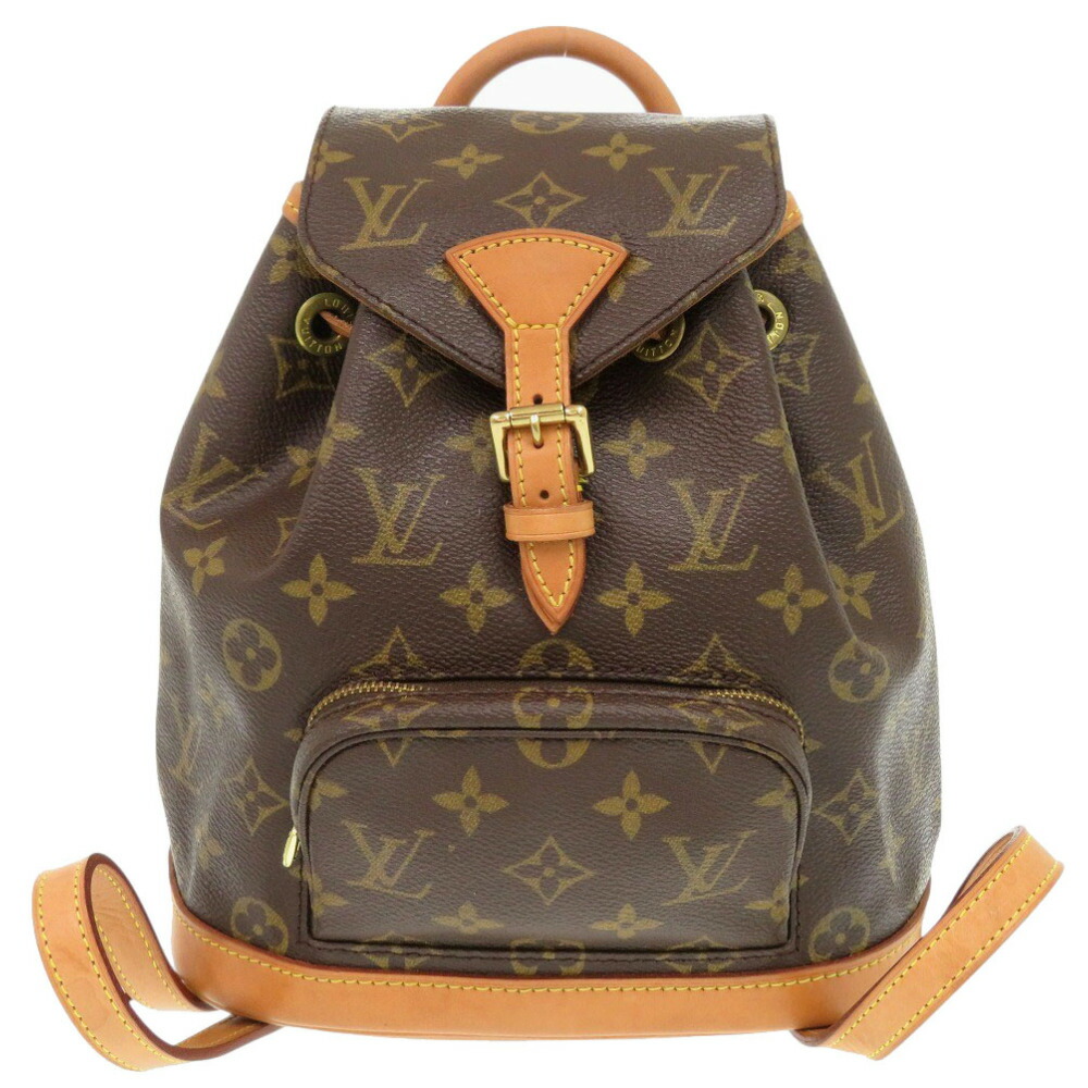 ルイ ヴィトン ミニモンスリ モノグラム M51137 背嚢 デイパック LV 1365【中古】LOUIS VUITTON