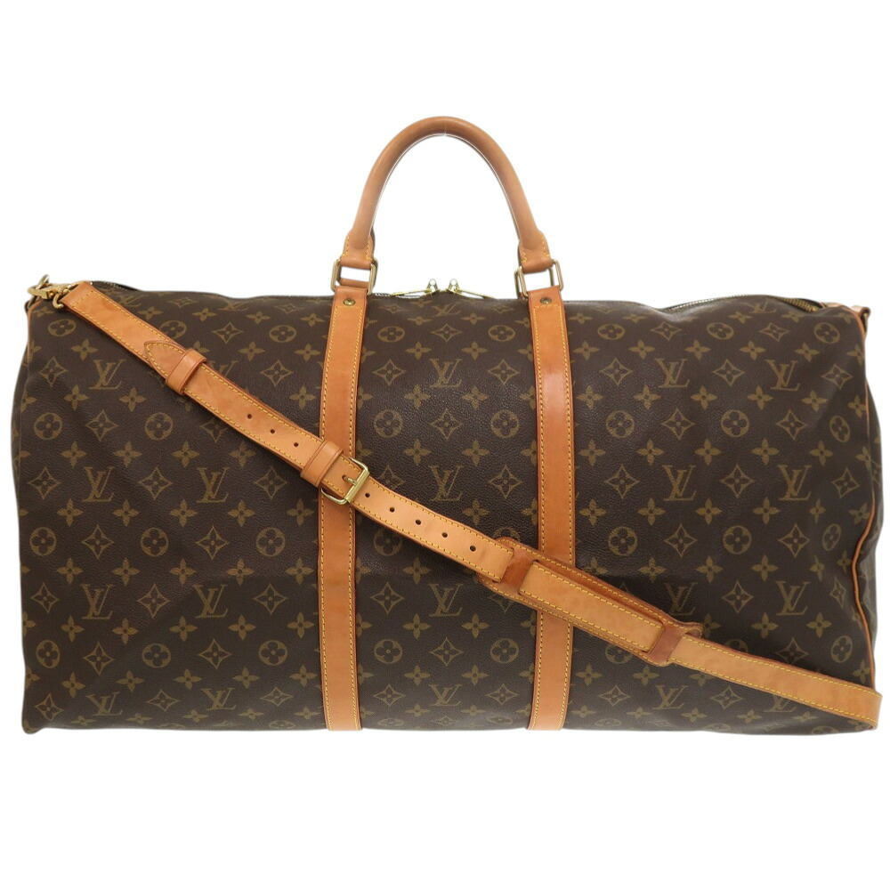 ルイ ヴィトン キーポルバンドリエール60 モノグラム M41412 モノグラムキャンバス ブラウン ボストンバッグ LV 0750【中古】LOUIS VUITTON