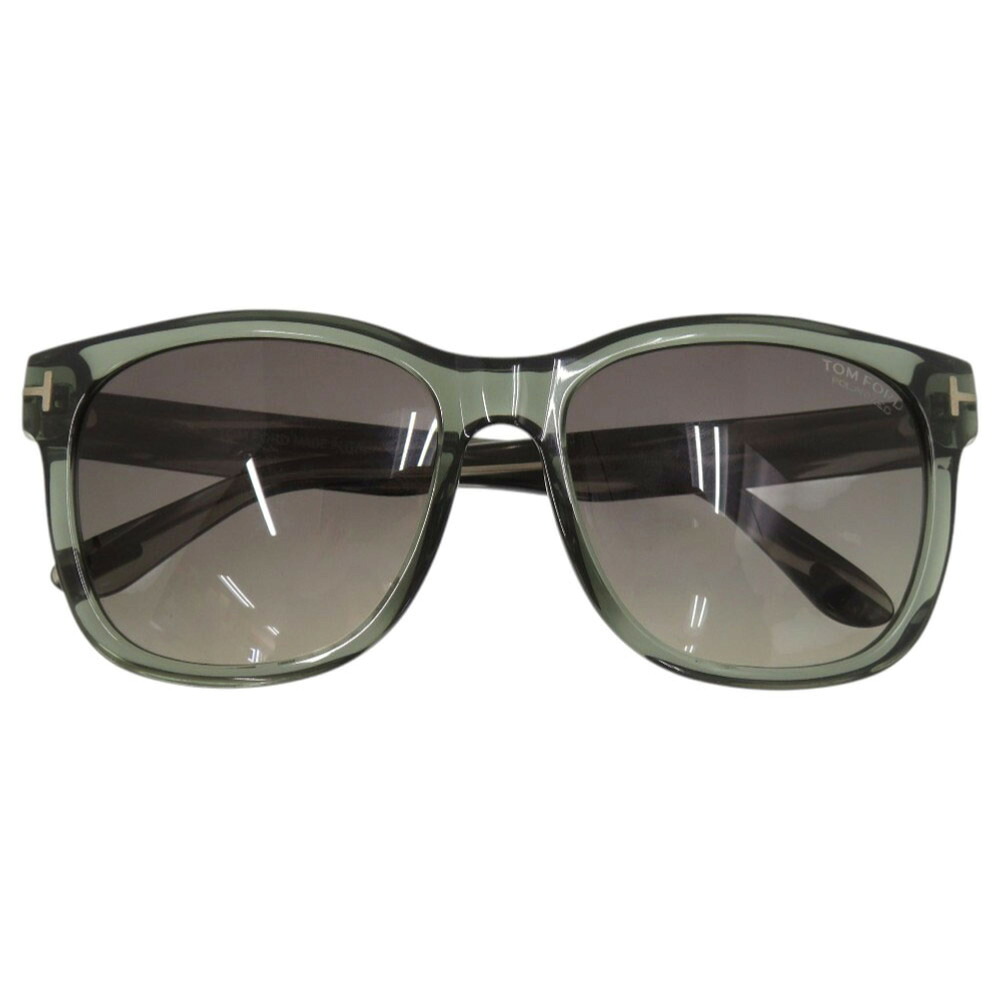 美品 トムフォード TF395 20D プラスチック グリーン サングラス 0864【中古】TOM FORD