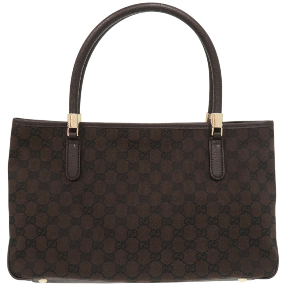 新品同様 グッチ 290826 GGキャンバス ゴールド金具 ブラウン 茶トートバッグ 0790【中古】GUCCI