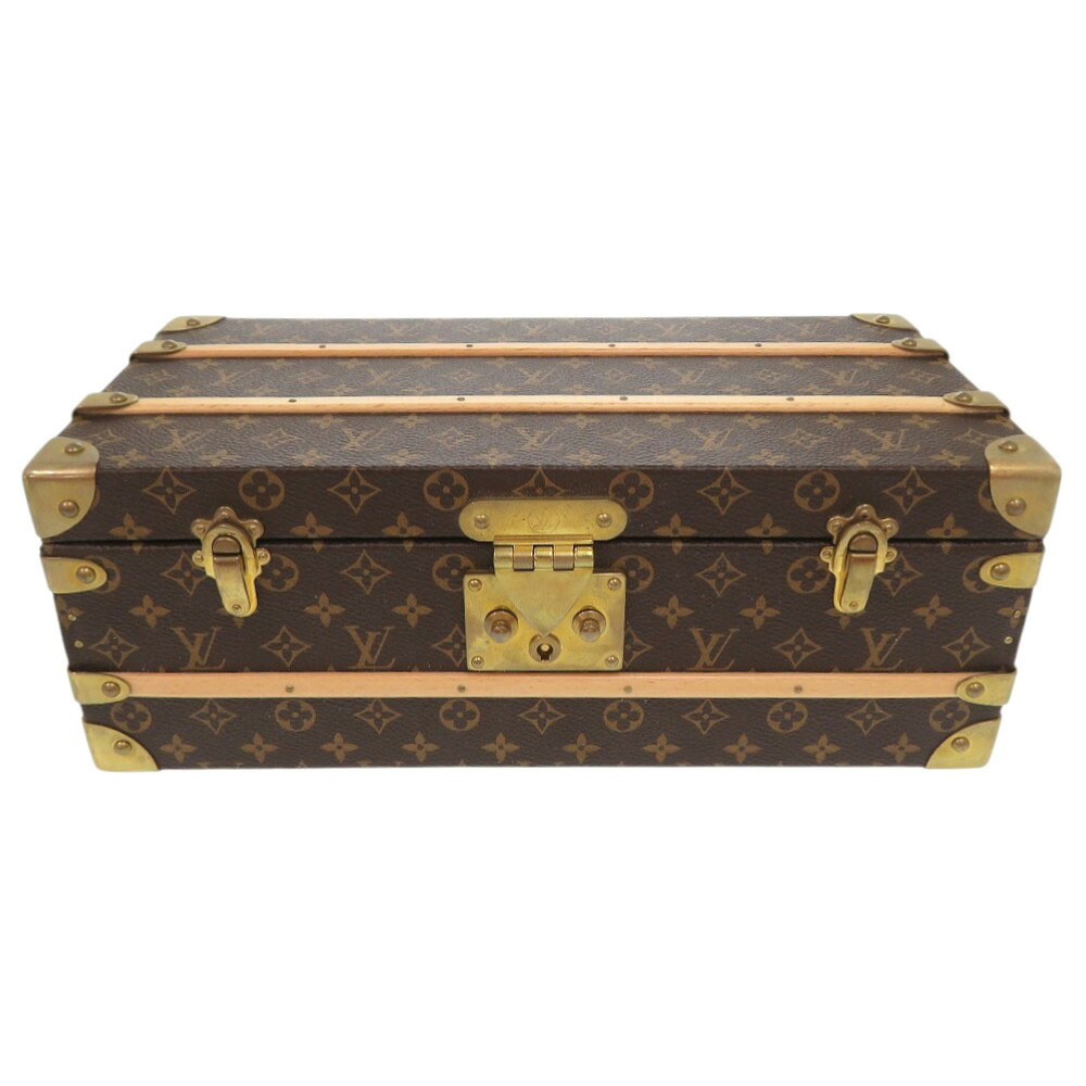 美品 ルイ ヴィトン マル フルール お花ブート M41504 モノグラム帆布 赤銅色 LV 0669【中古】LOUIS VUITTON