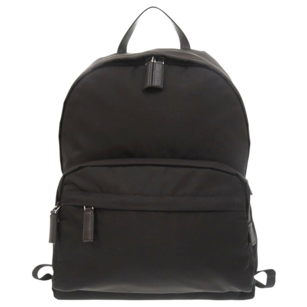 新品同様 プラダ ナイロン ブラック リュック デイパック 黒 1213【中古】PRADA