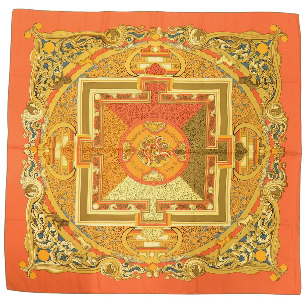 楽天市場】エルメス カレ90 ANIMAUX SOLAIRES 太陽の動物たち スカーフ