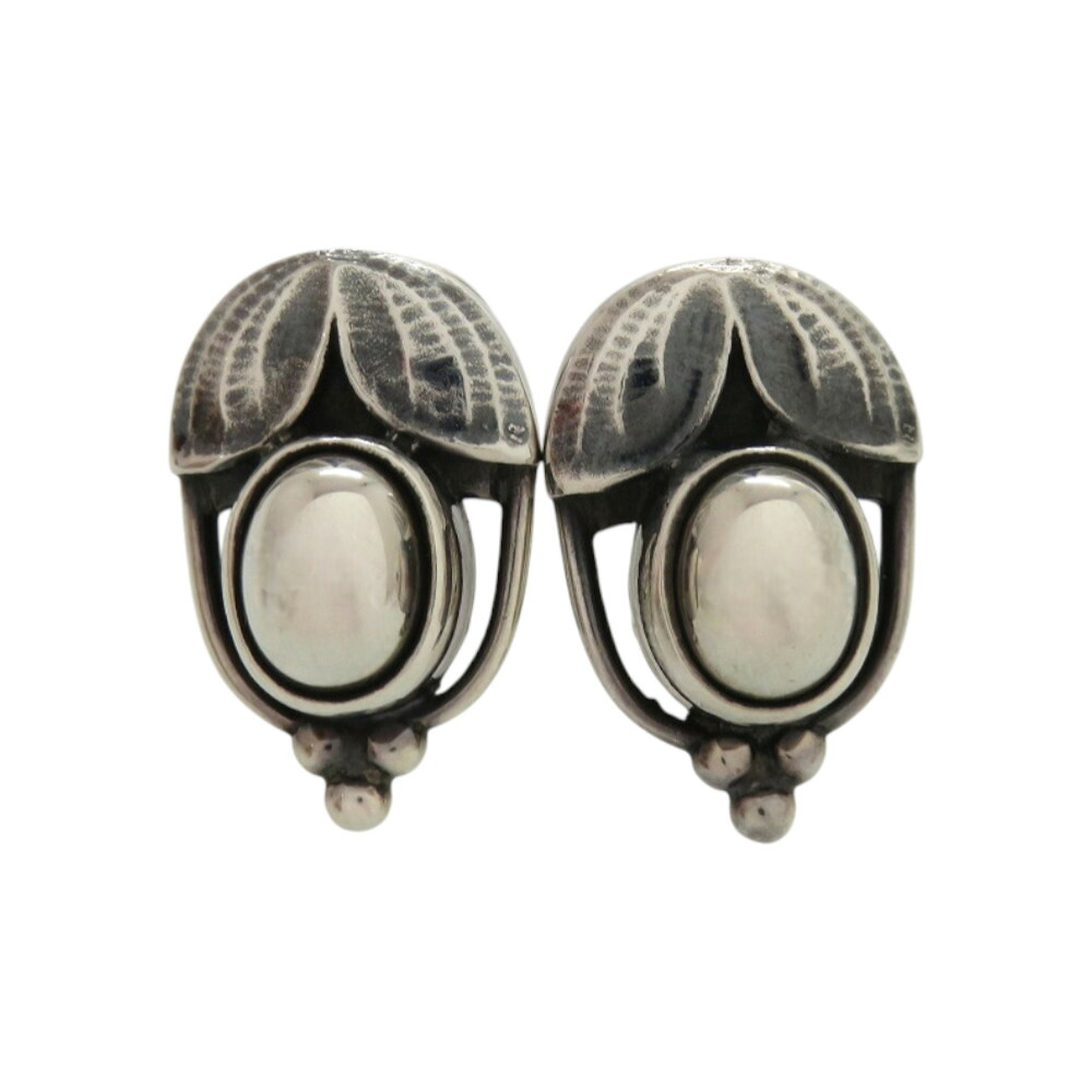 美品 ジョージジェンセン イヤークリップ ヘリテージ2003 シルバー925 シルバー 銀 イヤリング 0632【中古】Georg Jensen