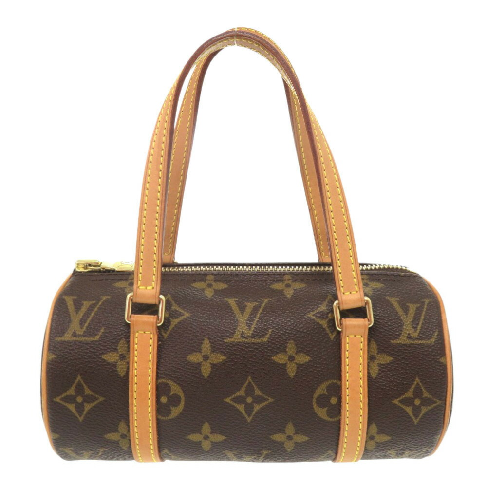 美品 ルイ ヴィトン パピヨン19 M51389 モノグラム 赤銅色 ハンドバック LV 1013【中古】LOUIS VUITTON