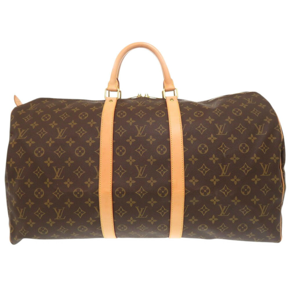 美品 ルイ ヴィトン キーポル55 モノグラム M41424 赤銅色 ボストンバッグ LV 1237【中古】LOUIS VUITTON