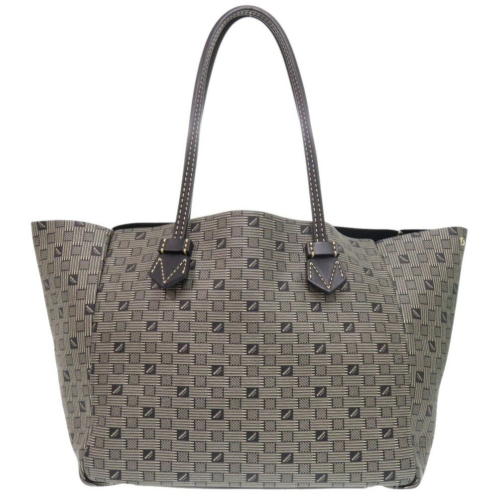 美品 モロー パリ VINCENNES MM ヴァンセンヌ レザー グレー トートバッグ 0807【中古】MOREAU PARIS