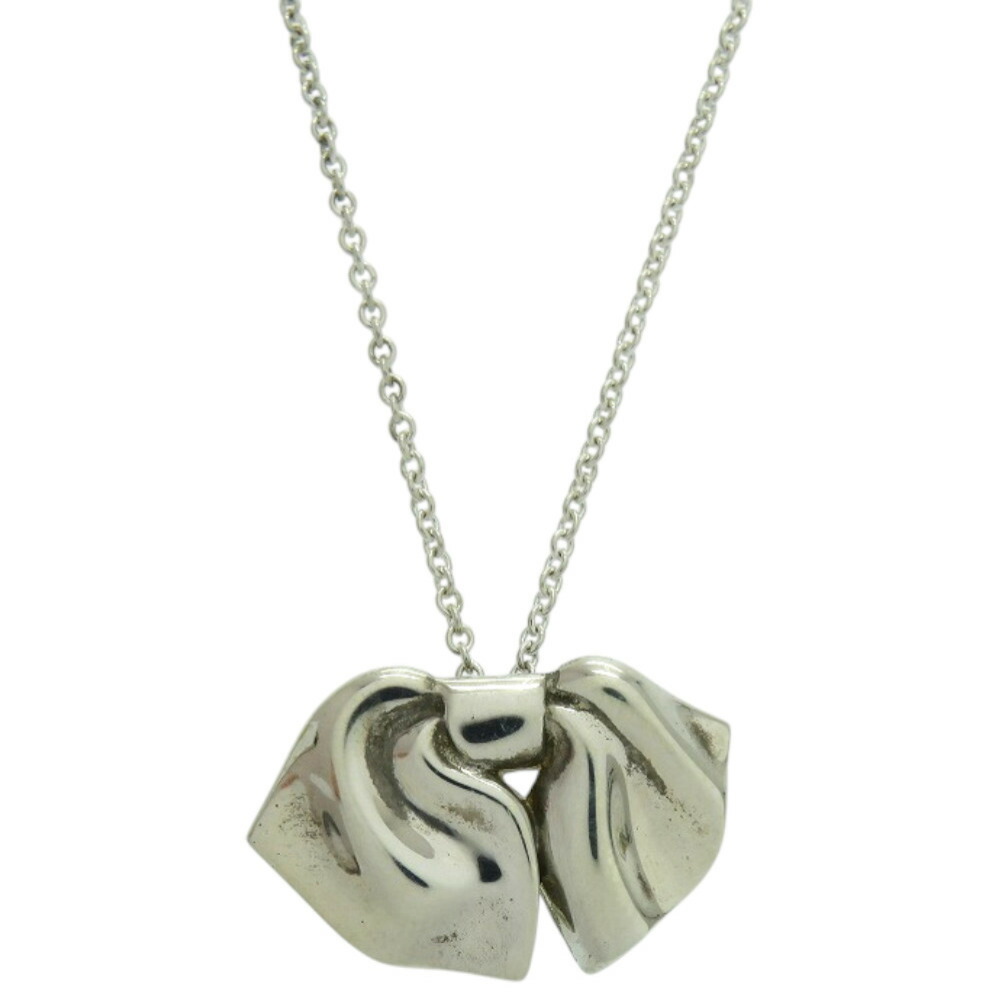 楽天市場】ティファニー ボウ リボン ネックレス シルバー レディース