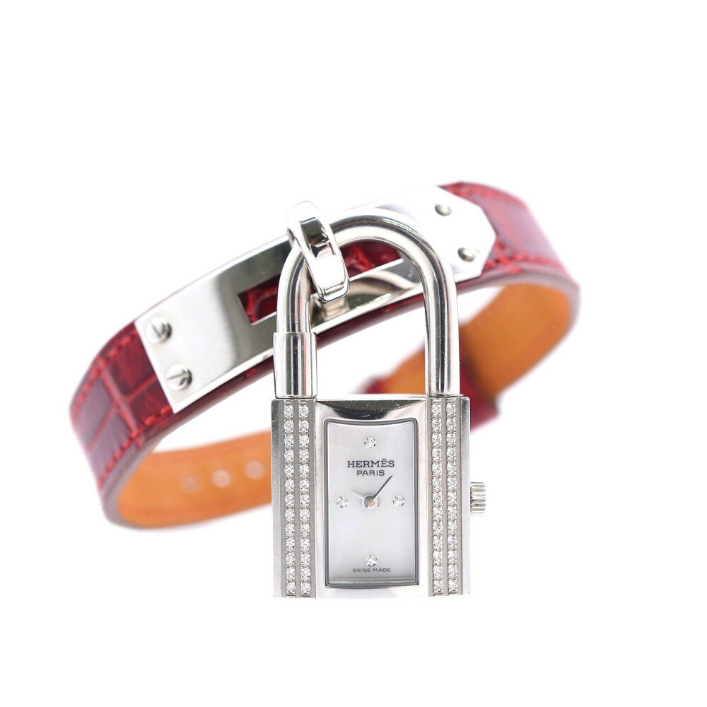 楽天市場】【緑屋質屋】エルメス ケリーウォッチ ダイヤベゼル 1995年