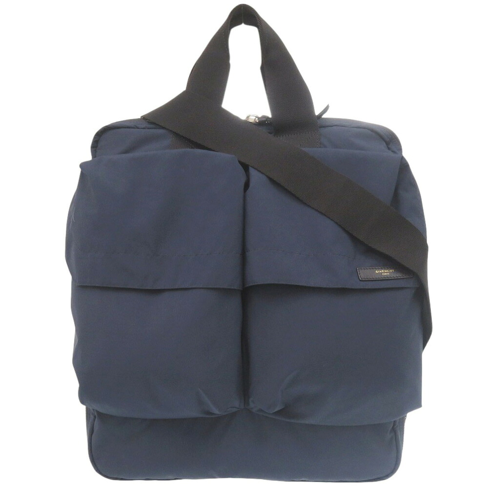 美品 ジバンシィ 2WAY ネイビー トートバッグ 1170【中古】GIVENCHY メンズ|LIFE TIME店