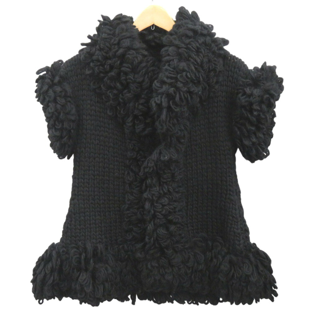 美品 ヨウジヤマモト ウール ブラック ニットジャケット 黒 0772【中古】Yohji Yamamoto｜ＬＩＦＥ ＴＩＭＥ店