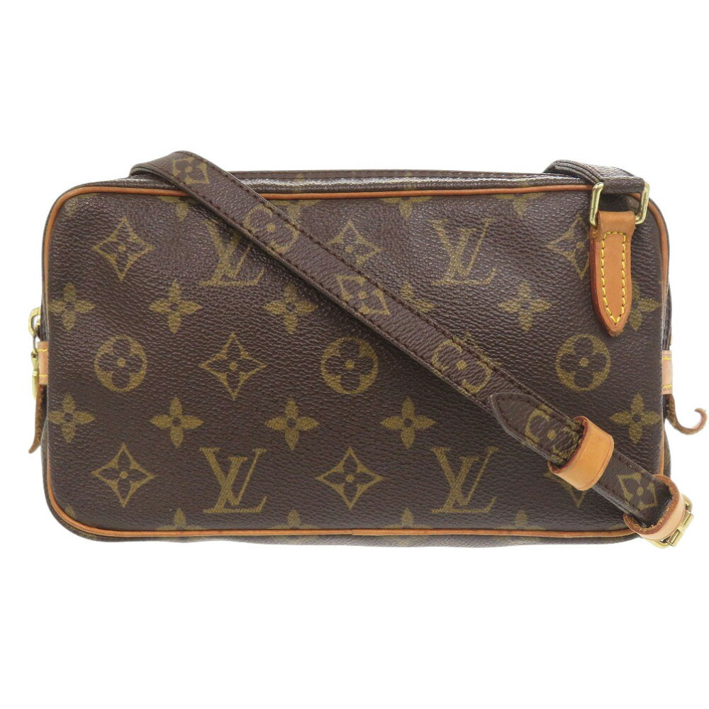 ルイ ヴィトン マルリーバンドリエール  モノグラム M51828 ショルダーバッグ LV 0835【中古】LOUIS VUITTON