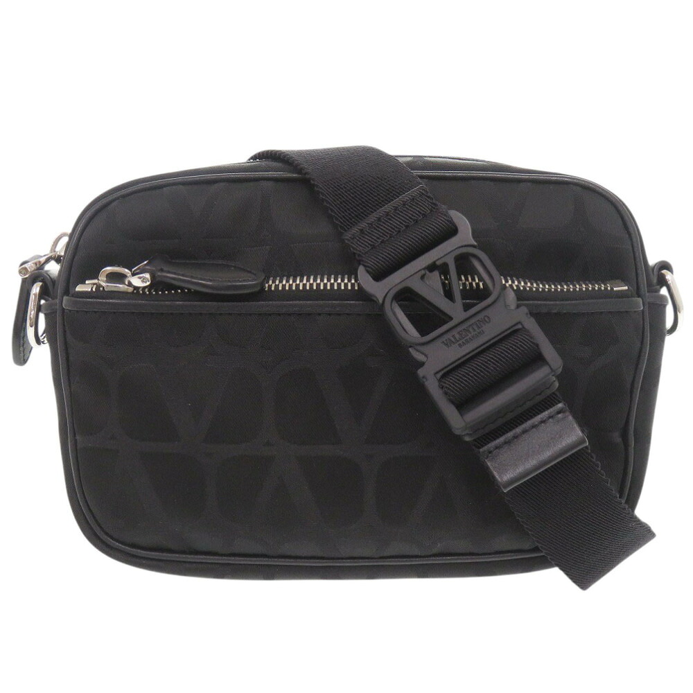 美品 ヴァレンティノ ガラヴァーニ × アンダーカバー ブラック ショルダーバッグ 黒 0922【中古】Valentino Garavani × UNDERCOVER 31,200円