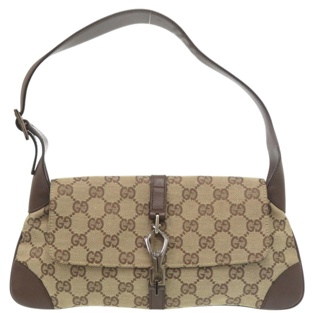 美品 グッチ カンデンスキー ミニバッグ ジャッキー 90667 GGキャンバス ベージュ ハンドバッグ 0551【中古】GUCCI
