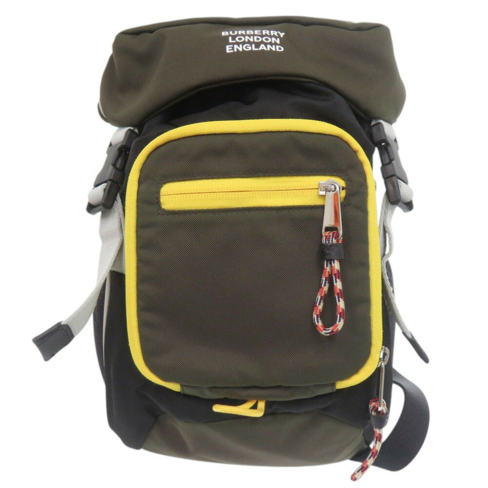 美品 バーバリー LEO 8013525 カーキ 上半身御徒面子 1397【中古】BURBERRY メンズ