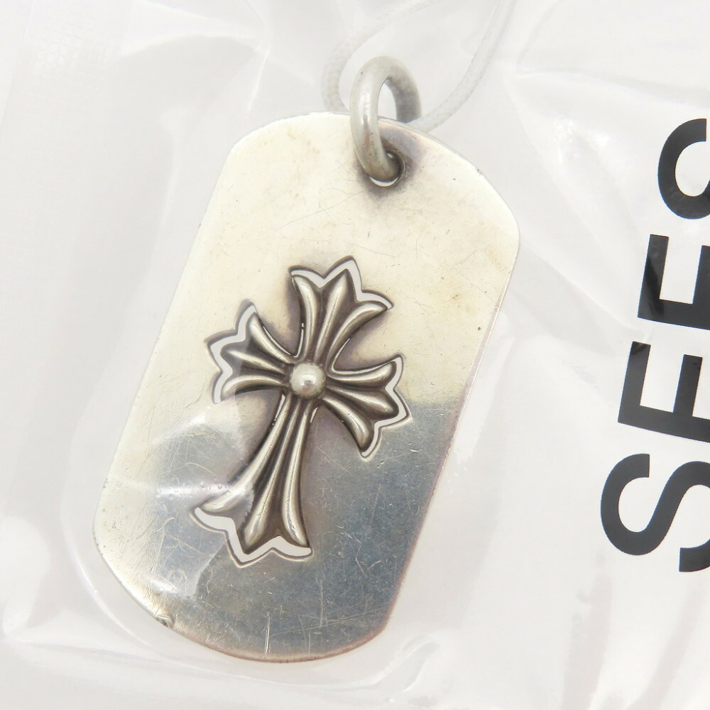 クロムハーツ カットアウト タイニー CH差し交わす しろがね色925 シャンデリヤ いの一番 1779【中古】CHROME HEARTS メンズ