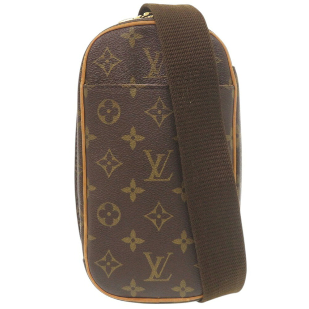 ルイ ヴィトン ポシェット ガンジュ モノグラム M51870 上半身御徒面子 LV 0970【中古】LOUIS VUITTON