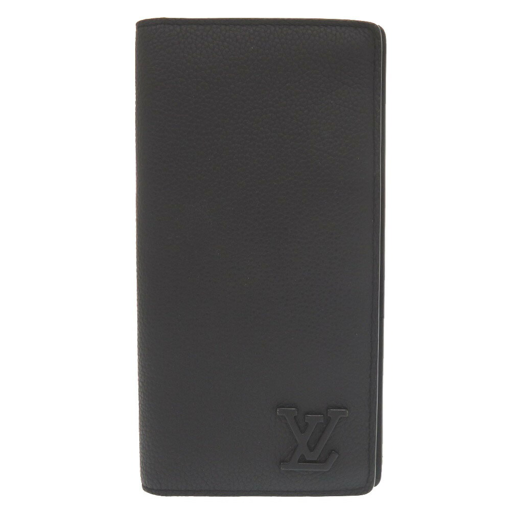 美品 ルイ ヴィトン ポルトフォイユ ブラザ NM LV アエログラム M69980 IC レザー ブラック 長財布 黒 LV 1069【中古】LOUIS VUITTON 42,900円