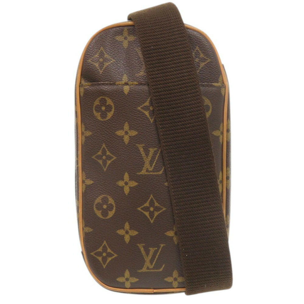 ルイ ヴィトン ポシェット ガンジュ モノグラム M51870 上半身御徒面子 LV 1564【中古】LOUIS VUITTON