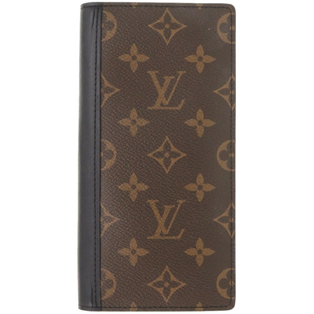美品 ルイ ヴィトン ポルトフォイユ ブラザ モノグラム マカサー M69410 長財布 LV 1280【中古】LOUIS VUITTON
