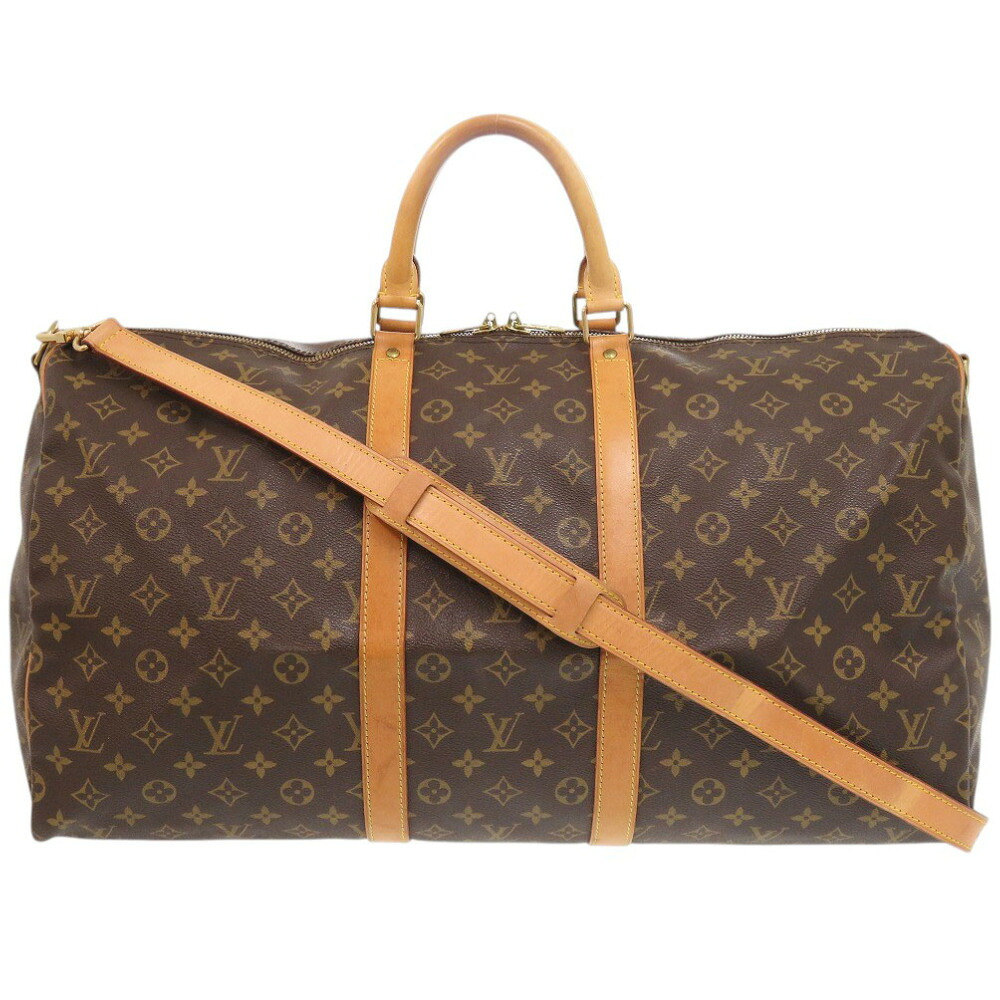 ルイ ヴィトン キーポルバンドリエール55 モノグラム M41414 ボストンバッグ LV 0496【中古】LOUIS VUITTON