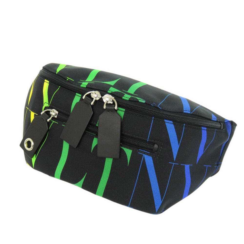 新品負けず劣らず ヴァレンティノ ガラヴァーニ VLTN タイムズベルトバッグ VY2B0982MVX ナイロン 黒いこと 上半身御徒面子 1427【中古】Valentino Garavani