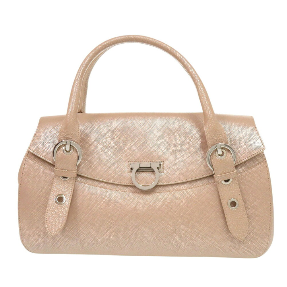 美品 サルヴァトーレフェラガモ ガンチーニ 21 5322 レザー ピンク ハンドバッグ 0346【中古】Salvatore Ferragamo｜ＬＩＦＥ ＴＩＭＥ店