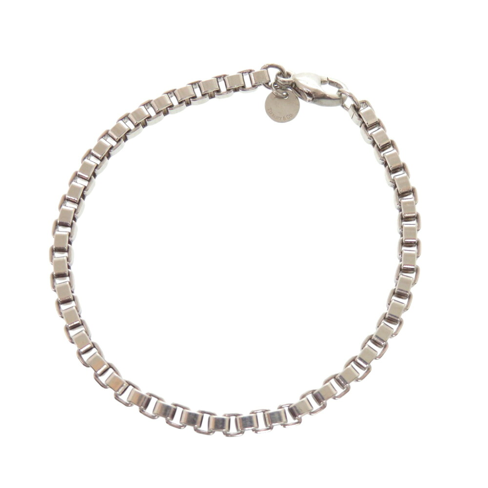美品 ティファニー ベネチアン リンク シルバー925 ブレスレット シルバー 0059【中古】TIFFANY&Co.|LIFE TIME店