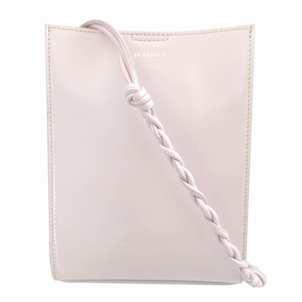 ジルサンダー タングル スモール パテントレザー 薄いパープル 紫 ショルダーバッグ 0052【中古】JIL SANDER｜ＬＩＦＥ ＴＩＭＥ店