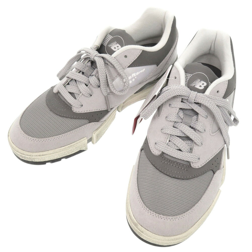 未使用 ニューバランス &times; Jaden Smith ジェイデン スミス MSFTSrep 0.01 サイズ27cm CTJSGR スエード メッシュ グレー スニーカー 1780【中古】NEW BALANCE メンズ｜ＬＩＦＥ ＴＩＭＥ店
