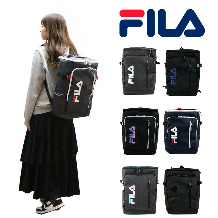 【希少・新品】ベイマックス リュック FILA 韓国限定 バックパック FILA（フィラ） リュック 24L B4 BOX型 サイン レディース メンズ 7761