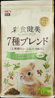 【同梱不可】【3個セット】 GEX ジェックス 彩食健美 7種ブレンド 1.8kg