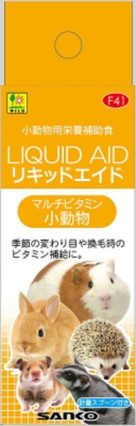 三晃商会 【同梱不可】【12個セット】三晃商会 Ｆ４１ リキッドエイド マルチビタミン 小動物