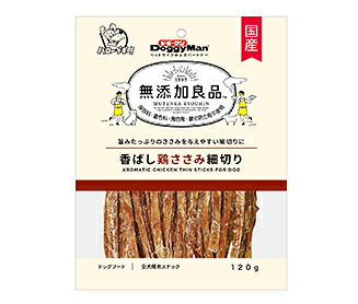 【同梱不可】【36個セット】ドギーマンハヤシ 無添加良品 香ばし 鶏ささみ細切り 120g|スペシャルスペース くらし館