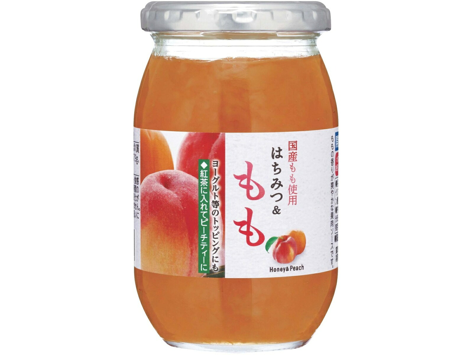 【12個セット】加藤美蜂園本舗　はちみつ＆もも 400g