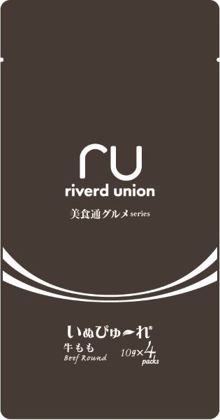 【同梱不可】【48個セット】リバードコーポレーション いぬぴゅーれ　美食通グルメｓｅｒｉｅｓ　牛もも１０ｇ×４本