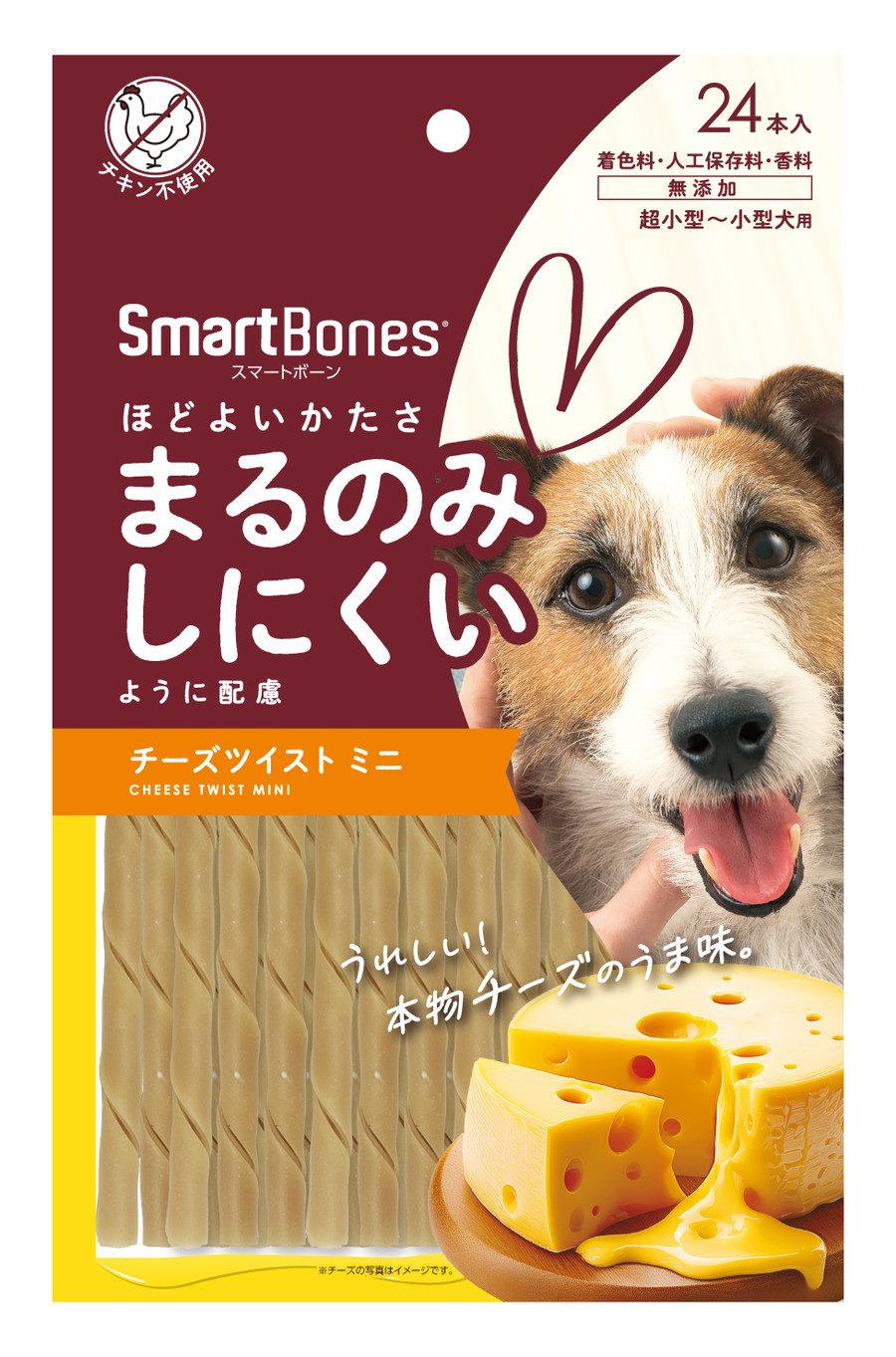 【同梱不可】【36個仕掛ける】スペクトラム ブランズ ジャパン スマートボーン 乾酪捻じれ ミニ24本